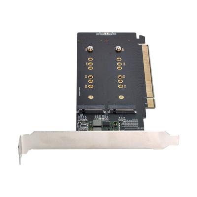 Cablecc 4X NVME M.2 AHCI zu PCIE Express 3.0 Gen3 X16 RAID-Karte VROC Raid0 Hyper-Adapter