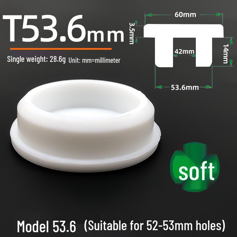 Silicone Rubber Drain Stopper for Washbasin, Mop Pool, and Children's Bathtub - Odor-Proof, Waterproof Stainless Steel Floor Plug.