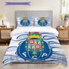 Porto Football Club Emblem Bedding (1 * duvet cover + 2 * pillowcase, without core) 2D Flat Christmas birthday gift Duvet cover and pillowcase
