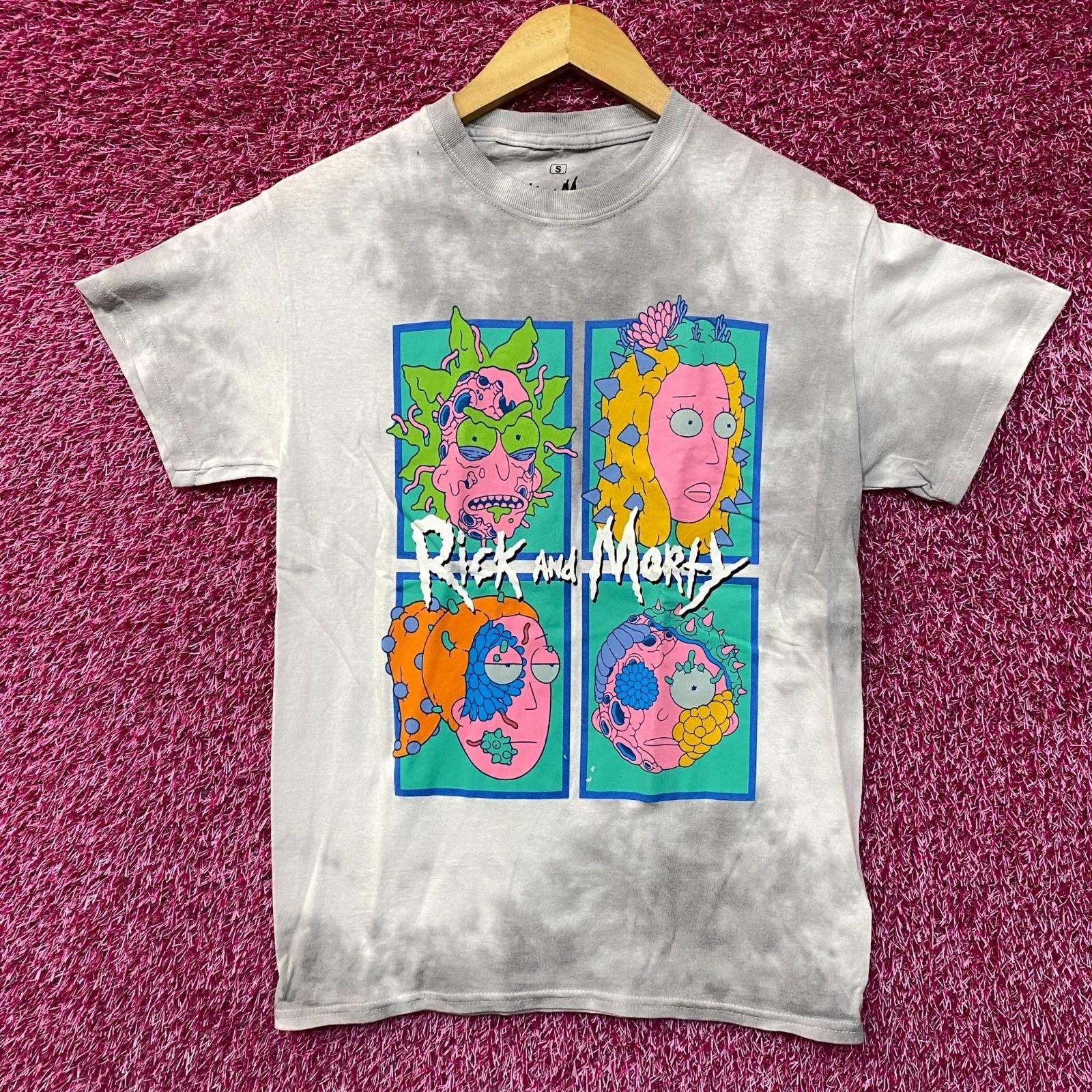 

Rick and Morty Infected tiedye Tshirt size Small XXL