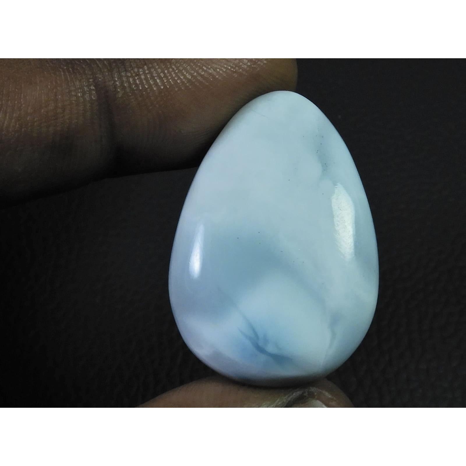 

22X32X07MM Natural Blue Larimar Pectolite Healing Crystal Gemstone 50Cts. C-615