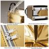 Folding Clothes Quilt Storage Bag Dust-proof Moving Package Bag Wheeled Moving Storage Bag  Camping