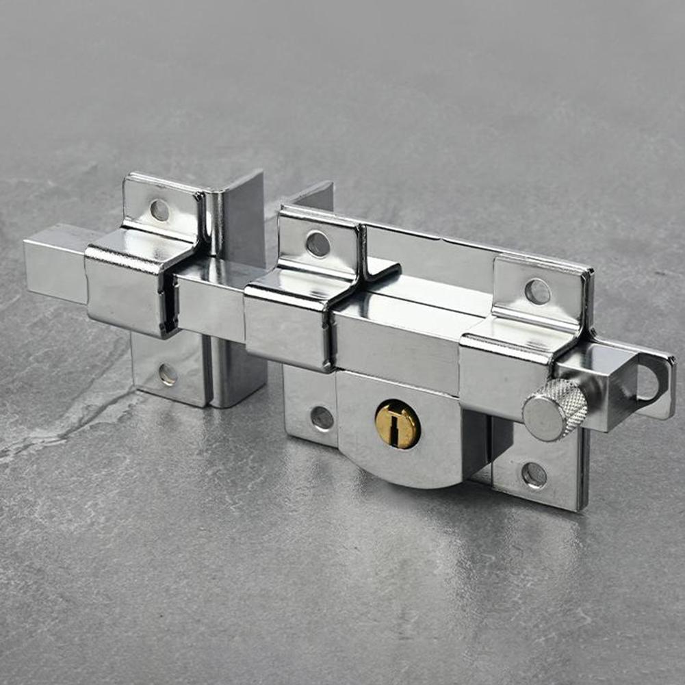 Fence Gate Latch Slide Bolt Lock  Anti-Theft Door Lock Mechanical Latch Lock Heavy Duty Outdoor Doors Shed Barn Door Hardware