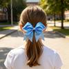 Glitter Bow Hair Clips Sparkling Clip, Sequin Clip for Cheerleading Aerobics Stage Accessories Performance And Dance Team Accessories, Decorative Ties