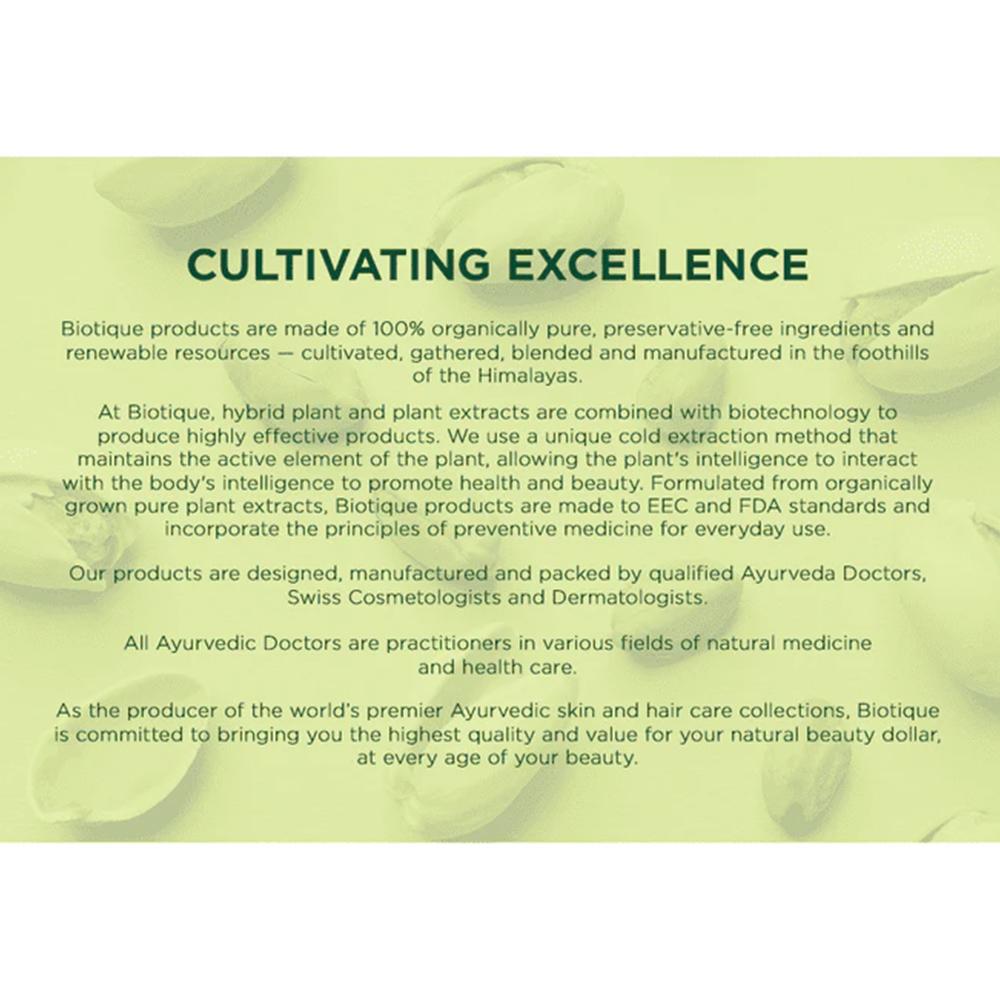 Biotique Bio Pistachio Ageless Nourishing Face Pack 50g – Revitalizing Skin Treatment for Spots & Glowing Tone