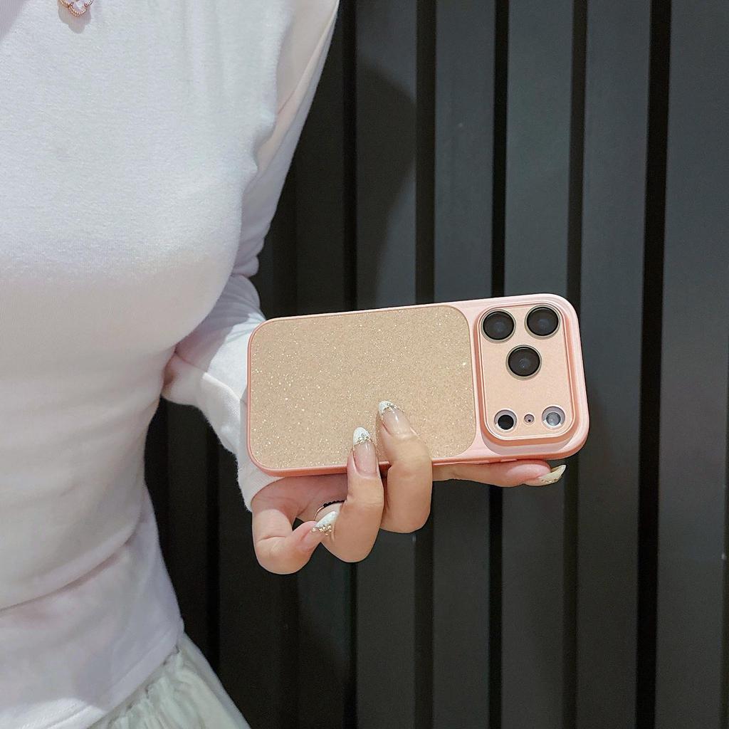 Premium Glitter Phone Case for iPhone 17, Transforms To Fit Apple 16 Pro Max with Lens Protector