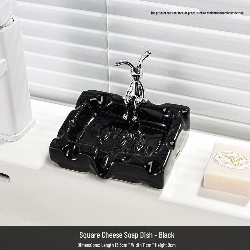 LIEI 2026 Light Luxury Ceramic Shell Soap Dish
