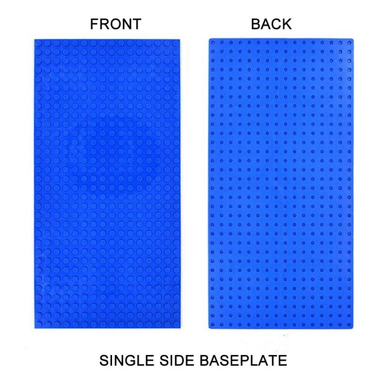 Non-Toxic Classic Baseplate 32*32 16X32 16X16 Dots Building Blocks Bricks Base Plates Diy Plastic Board Building Blocks Construction Toys