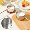 304 Stainless Steel Seasoning Sauce Spoon Long Handle Anti Scalding Soup Ladle Heat-resistant Oil Pouring Spoon Kitchen Tablewar