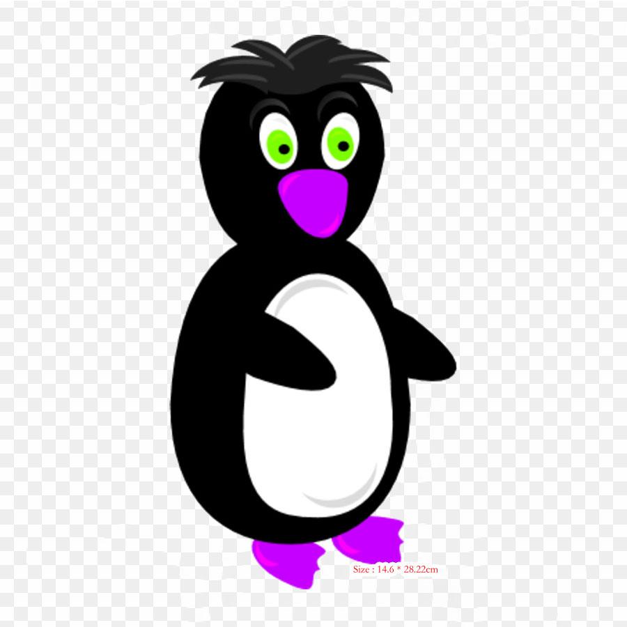 

Виниловые нашивки с изображением пингвина, термопереносная печать, наклейки для одежды, аппликации «сделай сам», моющиеся нашивки