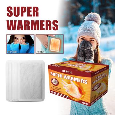 Handwärmer, wärmt bis zu 10 Stunden.,Langanhaltende Wärme für den Winter im Freien, hält Kälte fern und beseitigt Gerüche. 10 Stück.