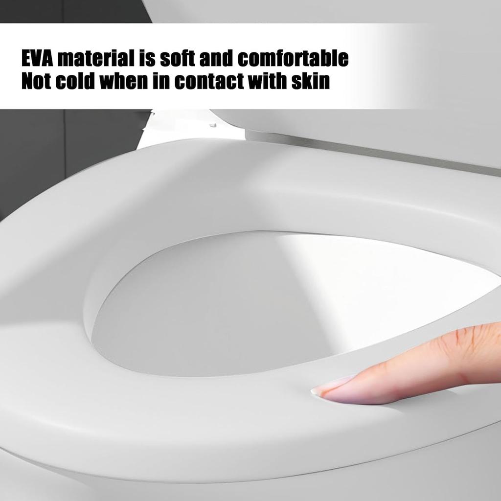 Soft Close Quick Release Toilet Seat Elongated,Oval Toilet Seat with Quiet Close,Soft Vinyl Cove With Comfort Foam Cushioning,V Shape Toilet Seats