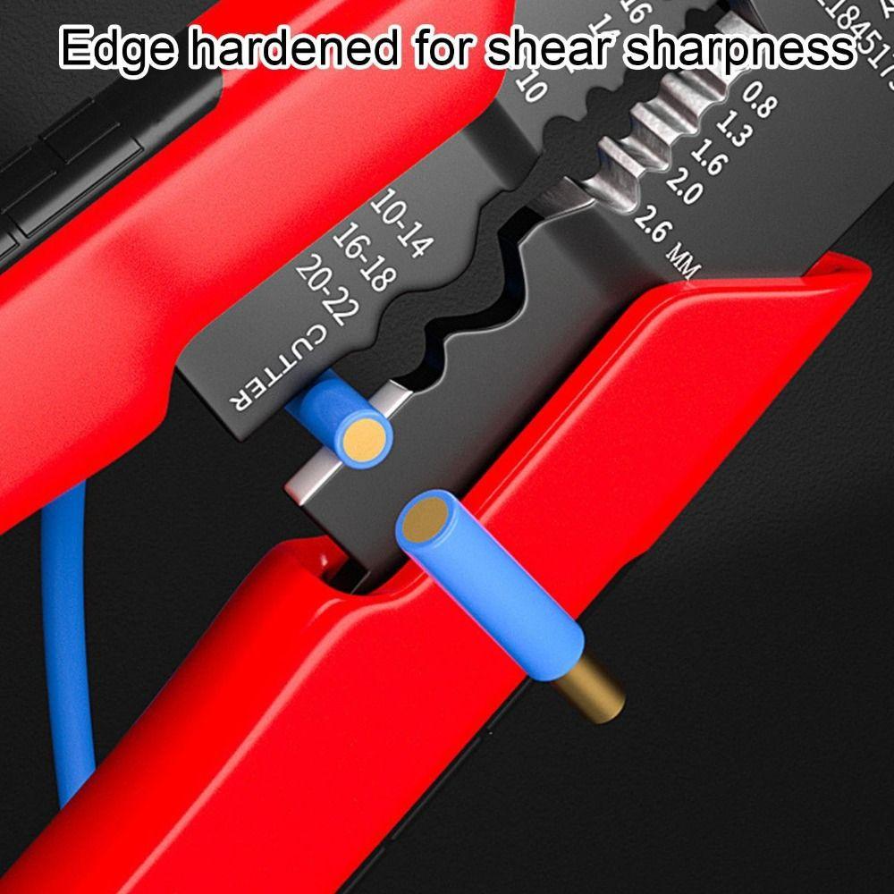 Crimping Cutting Wire Stripper Pressing Cable Cable Stripping Pliers Crimping Pliers  Household