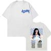 Singer Aitana Cuarto Azul World Tour TShirt UNISEX Women Summer Cotton YK Clothing Oversize Round Neck Short Sleeved Tee