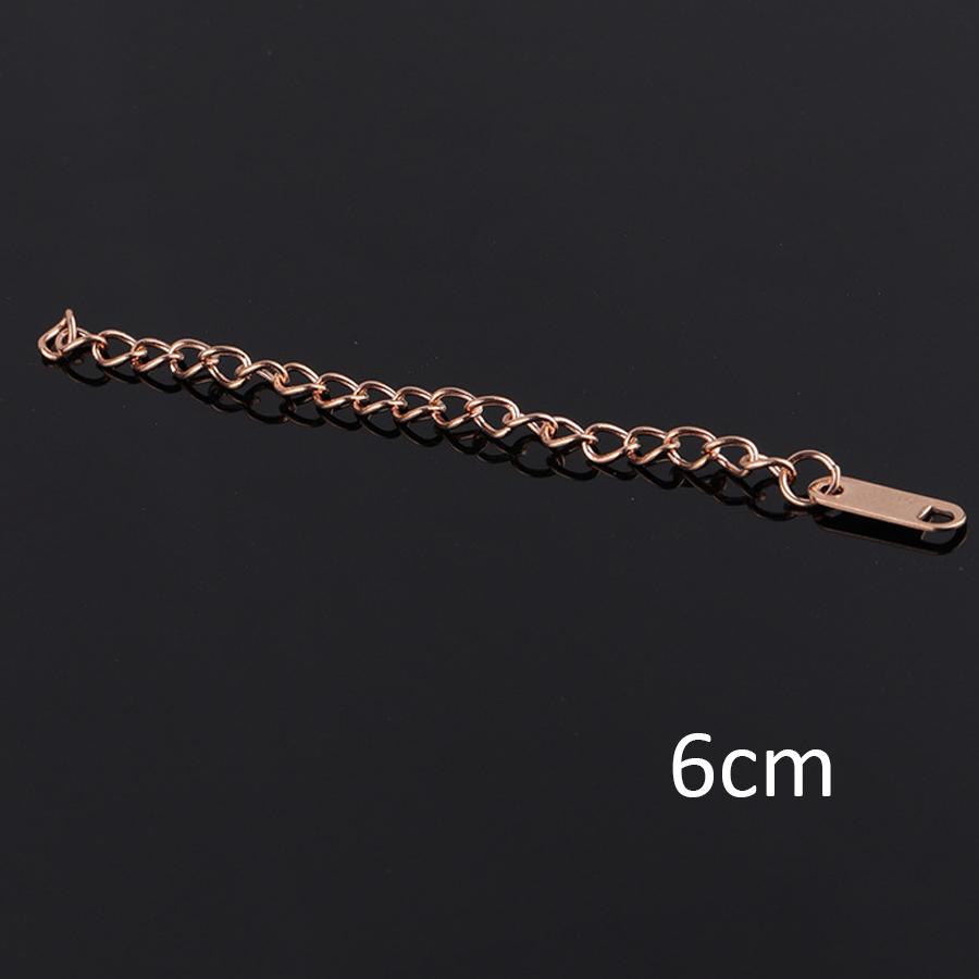 10-20pcs Stainless Steel Extended Extension Tail Chain Lobster Clasps Connector for Bracelet Necklace DIY Jewelry Making Finding