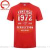 Vintage Legends Were Born In 1972 Tshirt Made In 1972 Limited Edition All Original Parts T Shirt Perfect Birthday Gift Clothing