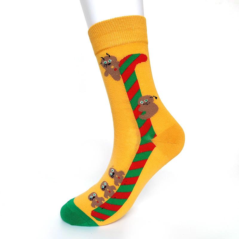 Women Socks Casual Winter Christmas Socks Thickened David's Deer Socks Cotton Cartoon Warm Lady Christmas Socks Gift Elk Socks