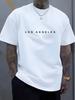 Mens Fashion Trendy Round Neck Tshirt Versatile Short Sleeve Shirt Outdoor Trendy Breathable Tshirt