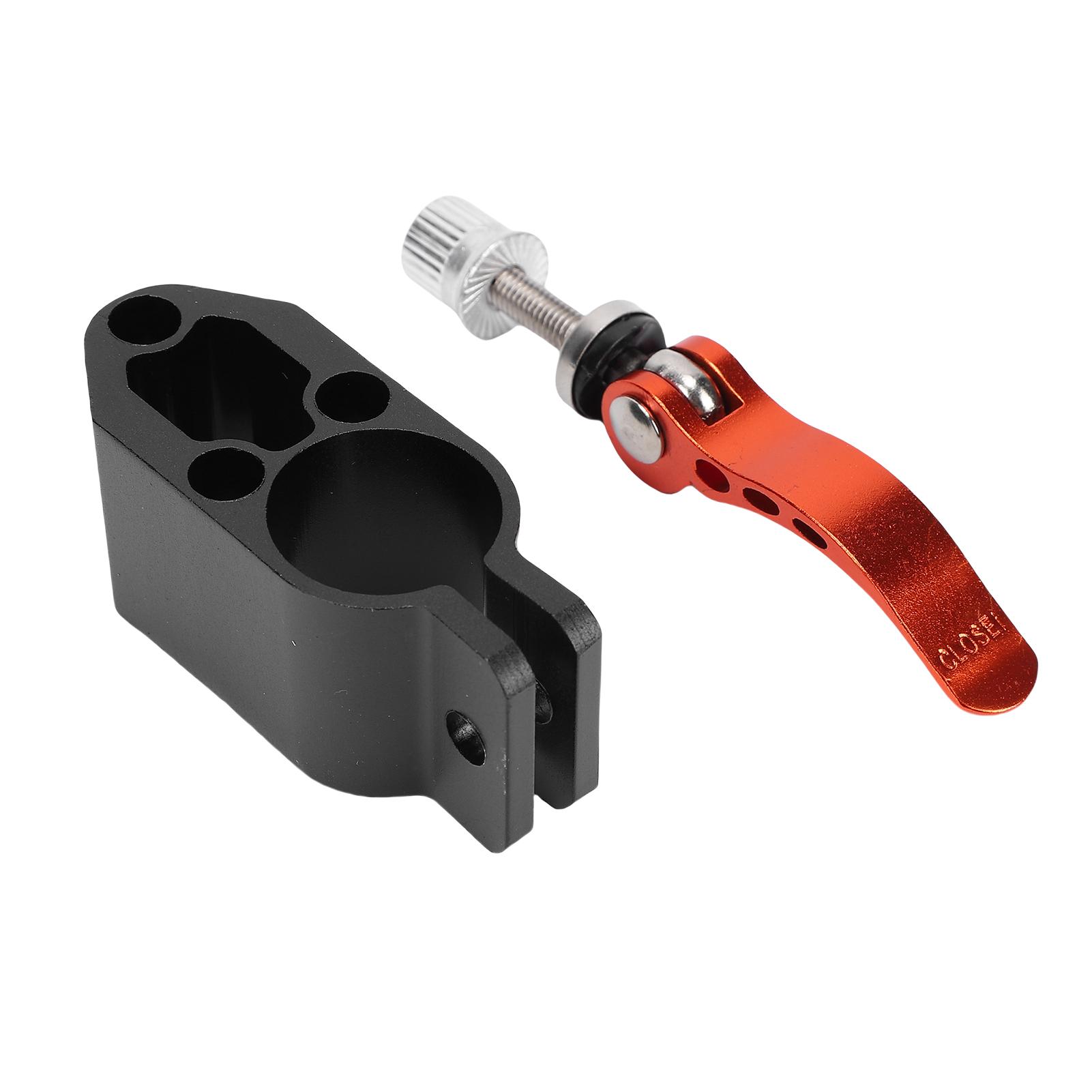 Electric Scooter Folding Clamp Fit for   M5pro Aluminum Alloy Vertical Rod Rugged Lock Replacement Orange