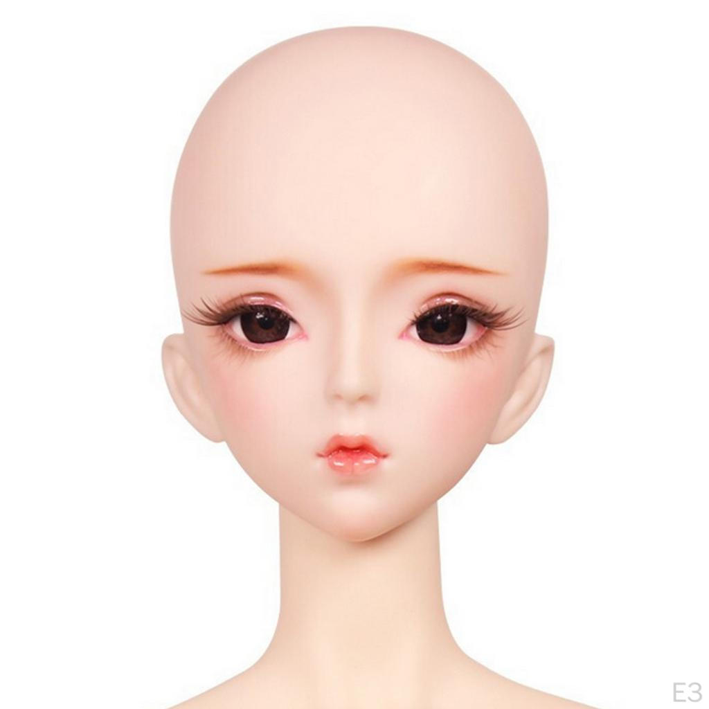 1/ Ball Joint Doll Head with Make Exercise Parts Children'