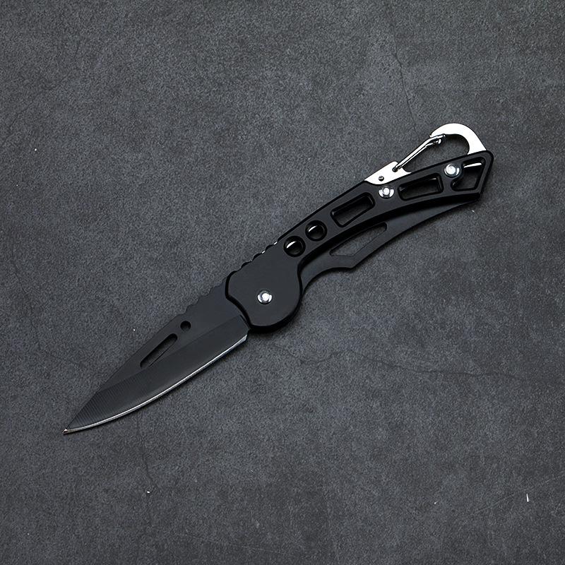 Outdoor Protable Stainless Steel Sharp Paring Folding Knife Pocket EDC Utility Knife for Camping Fruit Cutting Tool
