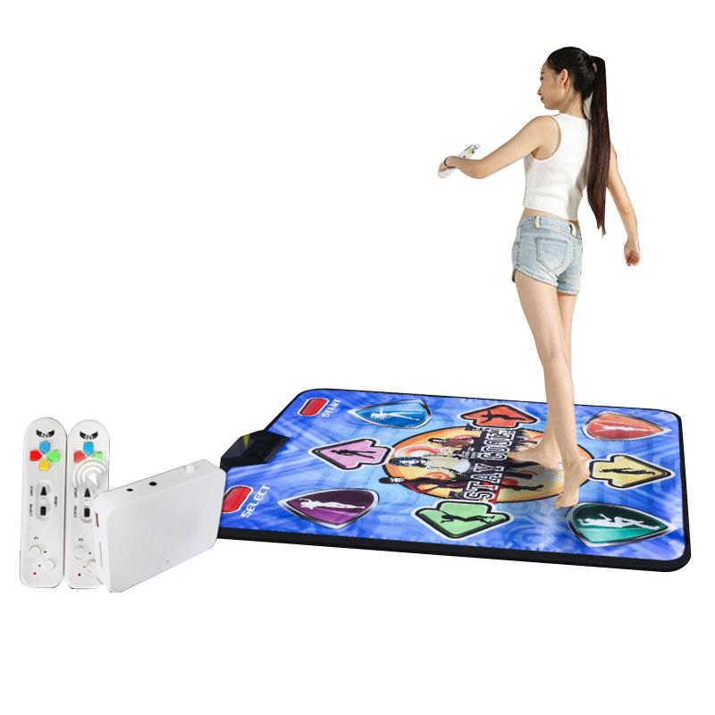 Tanzmatte für Kinder Erwachsene Rutschfest Somatosensorisch Weich Tänzer Schritt-Pads mit Musik Multifunktion für PC TV