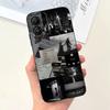 For Motorola Moto G73 5G Phone Case Black Soft Silicone Anti-knock Cover For MotorolaG73 G 73 Capa Panda Rabbit Cat Luxury Capa