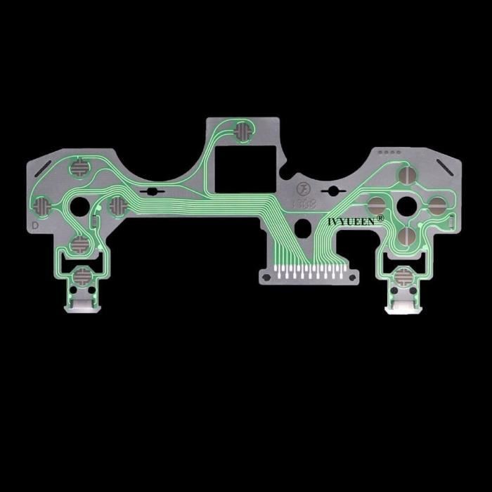 [jds-040 bleu] Carte de circuit imprimé à ruban de boutons de remplacement pour contrôleur PS4 DualShock 4 Pro Slim
