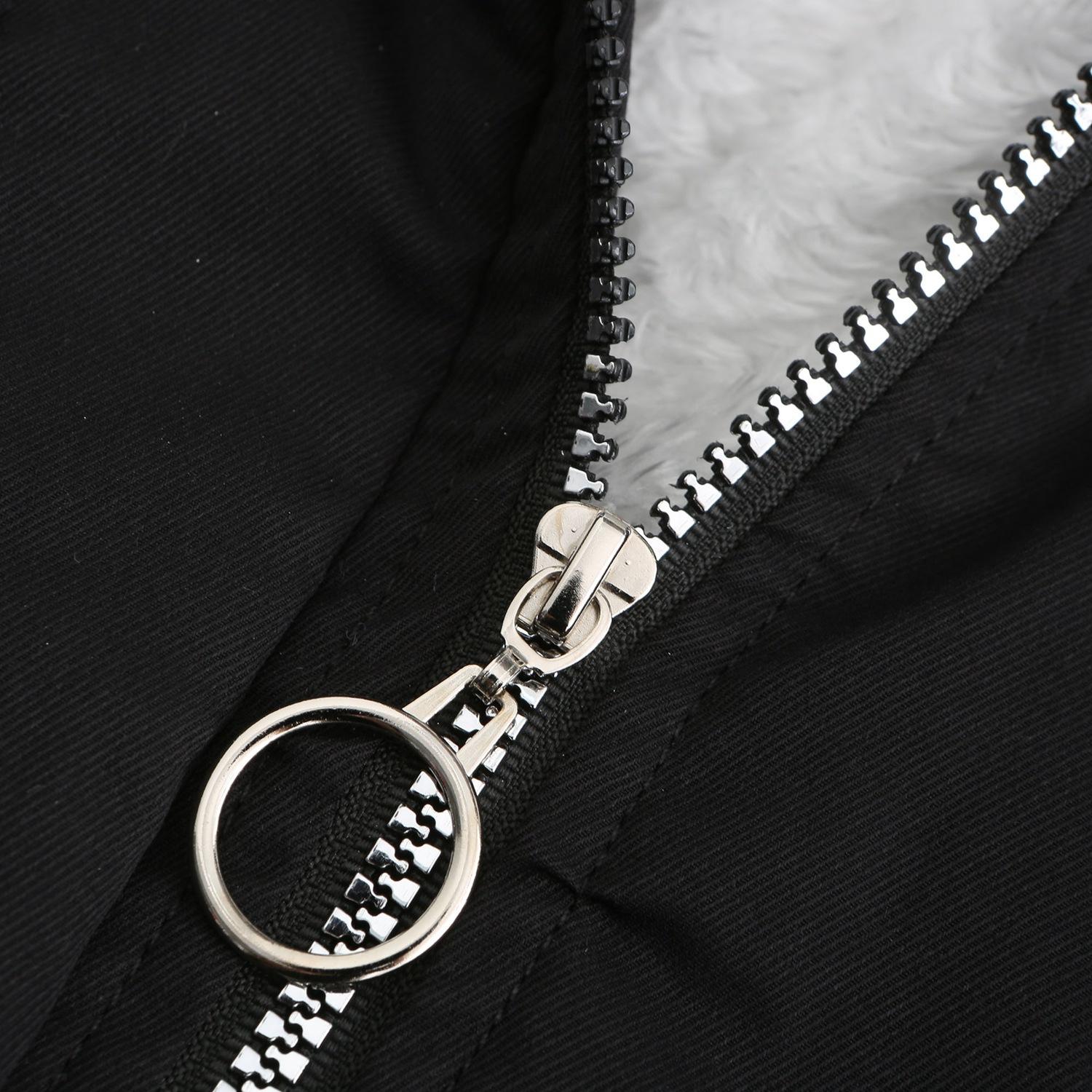 YYFS женские модные повседневные осенне-зимние куртки и пальто с длинными рукавами — фото 9