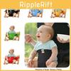 Ceinture de chaise haute de sécurité pour bébé avec sangle de taille réglable et design pliable pour un rangement facile