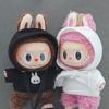 For Labubu Doll Clothes Fashion Clothes Hoodies Doll Clothes Color Match Hoodies Dolls Accessories Cute Decoration Little Cloths