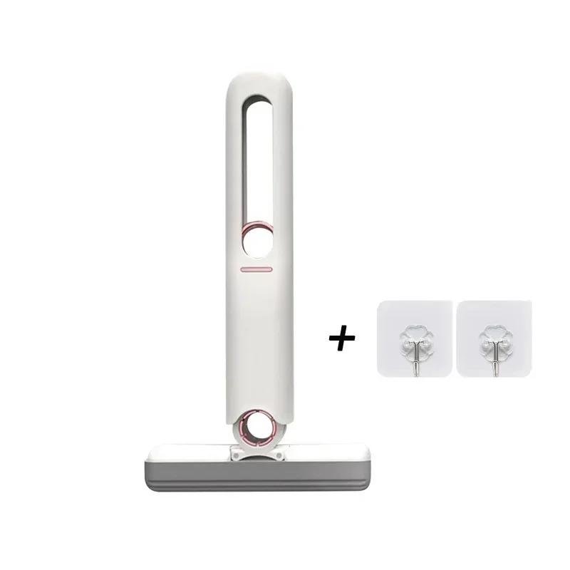 Mini Cleaning Mop Portable Self-Squeeze Window Mop Glass Screen Desk Wiper Cleaner Car Portable Wiper Outdoor Home Cleaning Tool
