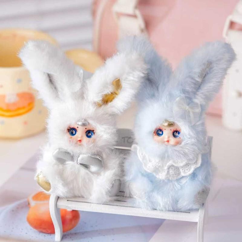 Hot Mm Milk Candy Mini Rabbit Series Plush Blind Box Cute Mm Sugar Baby Doll Party Gift Keychain Doll Pendant Girl Gifts