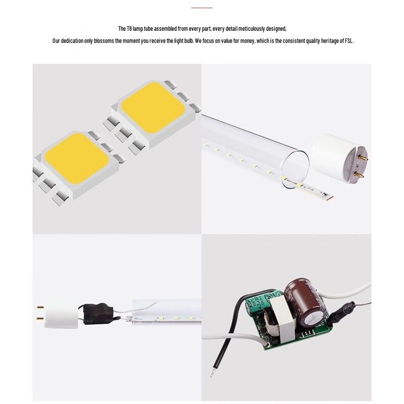 FSL T8 LED Fluorescent Tube 1.2m 18W