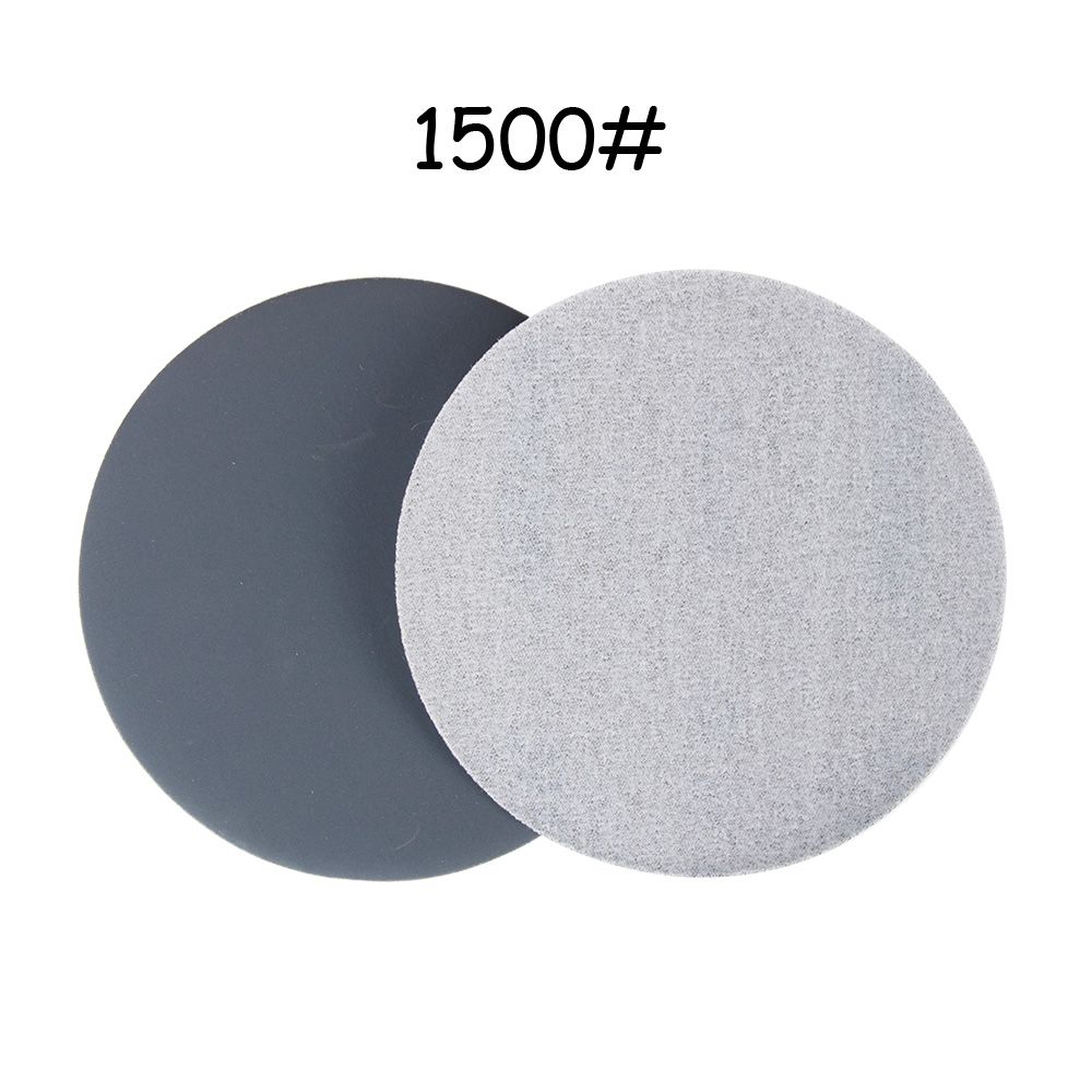 5/10/20Pcs Abrasive With Loop Wet or Dry Sandpaper Pads Sanding Disc 60 - 10000 Grit 5'' 125mm
