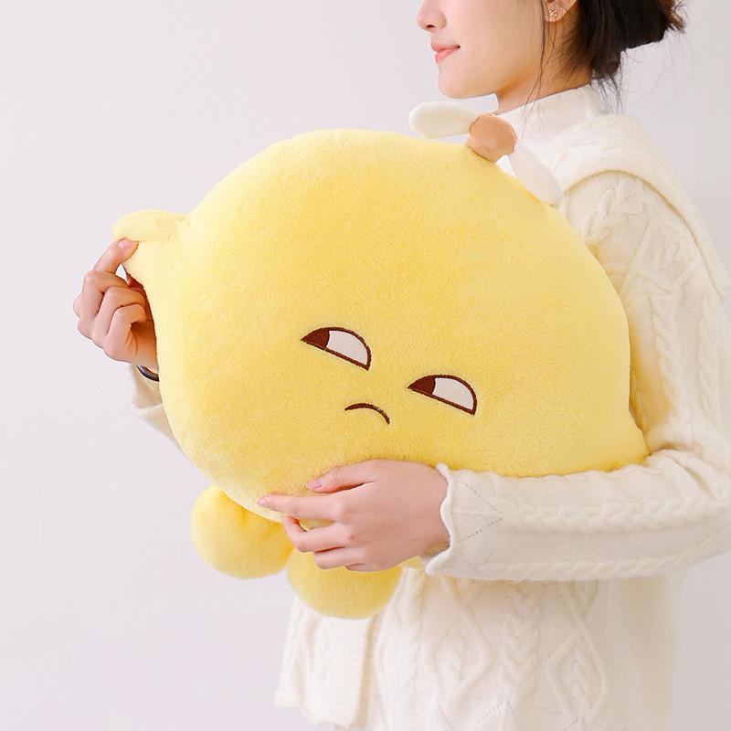 Cushion Plush Ningmengjun Lemon Toy Stuffed Doll Sleeping Companion Gift Kids