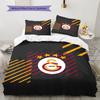 Galatasaray Bedding Quilt Set Quilt Cover Pillowcase Home Decoration Birthday Gift (1 * Duvet Cover + 2 * Pillowcase, Without Core)