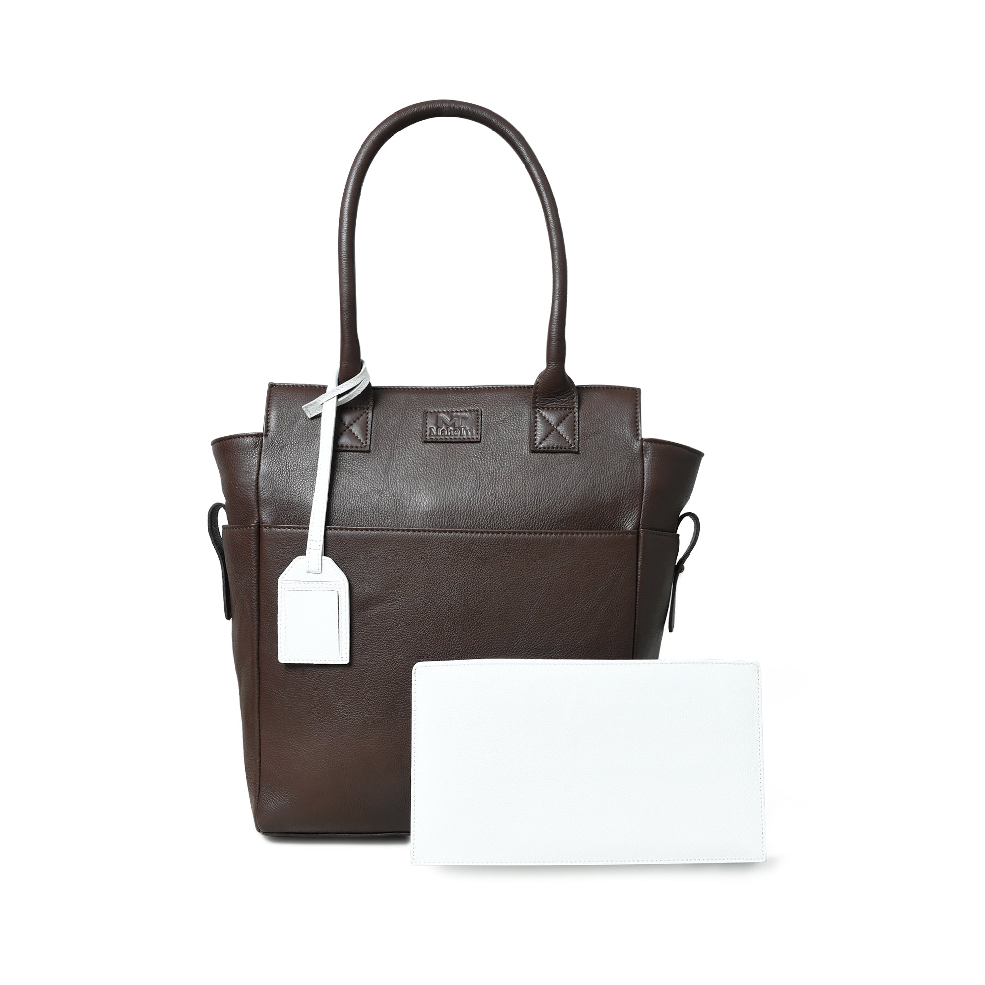 

MaheTri Chestnut Charm Brown Leather Tote For Women, Designed for Everyday Use One-Size коричневый