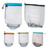 Lightweight Drawstring Storage Bag High Quality Ultralight Mesh Bag  Sports Accessories