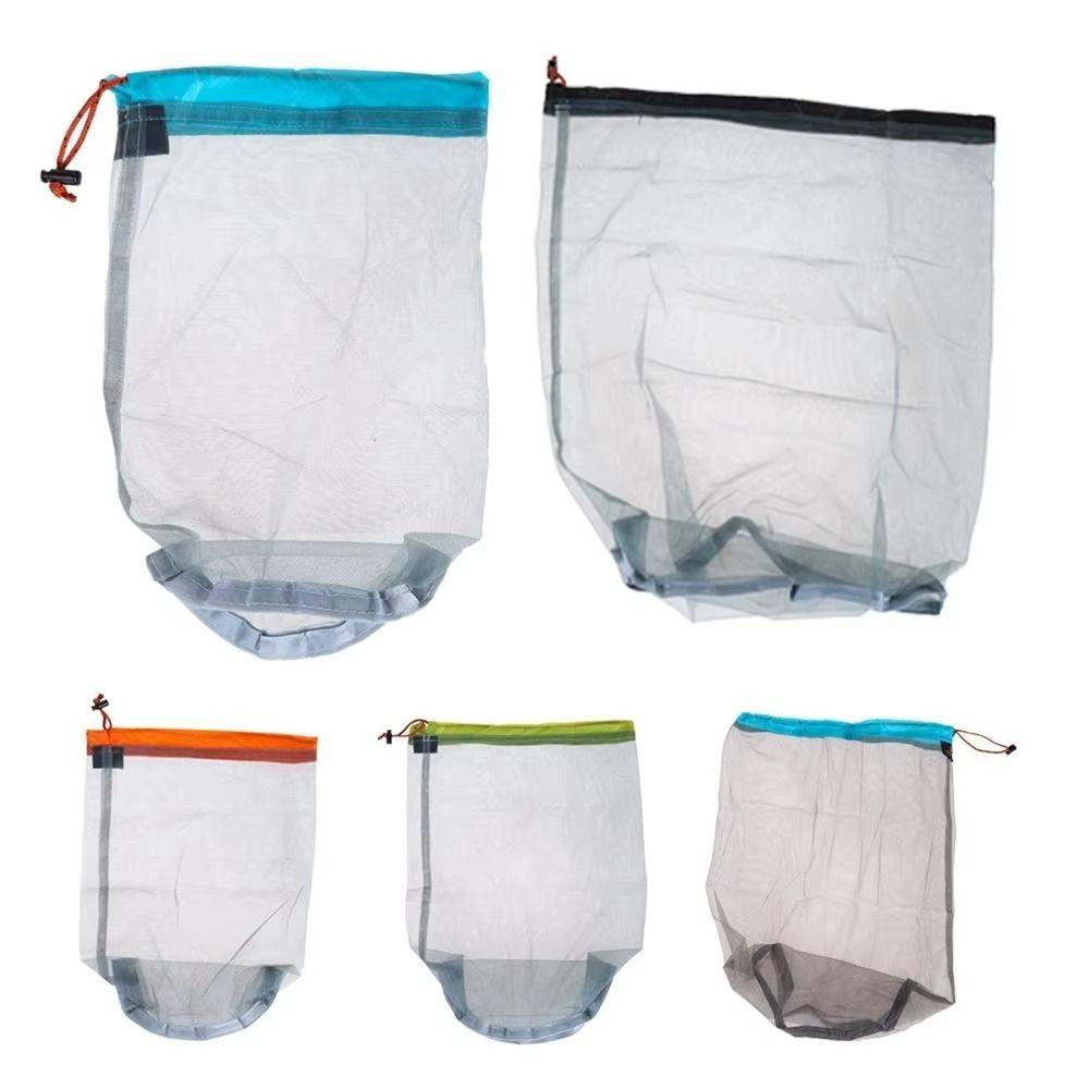 Lightweight Drawstring Storage Bag High Quality Ultralight Mesh Bag Sports Accessories