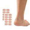 Flannel Stickers Foot Patch Callus Blister Oval Stickers Protector Foot Care Tools Self-adhesive Anti-abrasion Patch Blister Prevention Pads