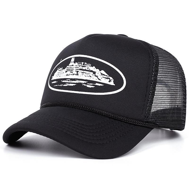 Čtyři roční období Síťovaná baseballová čepice Dámská Pánská Módní Ležérní Prodyšná Písmeno Ikona Unisex HipHop Trucker Čepice Venkovní Sportovní Táta Klobouk