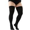 Striped Women Stockings Over Knee Long Socks Fashion Women Keep Warm Long Socks Black White Striped Hosiery