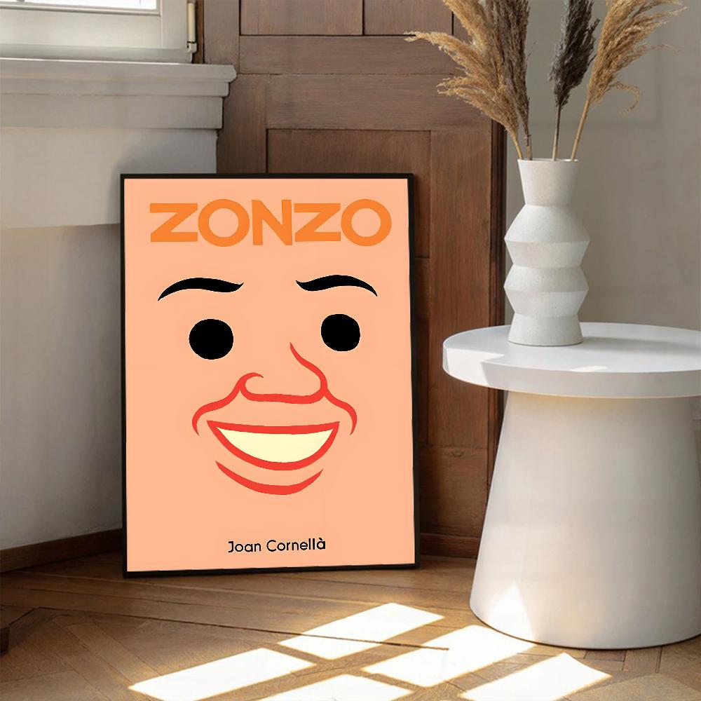 Joan Cornella Zonzo Comics Kunst Vintage Poster Klebrige Retro Kraft Papier Aufkleber DIY Room Bar Cafe Kawaii Room Decor
