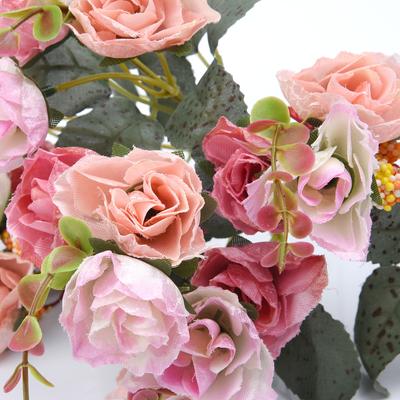 Künstliche Rosenblüten, wunderschöne Blumen für Brautstrauß, Hochzeitsfeier, Heim-/Büro-Café, Ladendekoration.