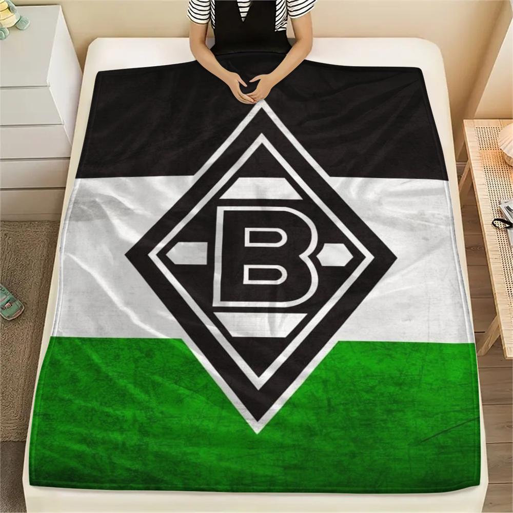 1pc Borussia Print Flannel Blanket, High quality Comfortable for All Seasons, Home Decor, Warmth and Comfort, Perfect for Christmas Gifts19