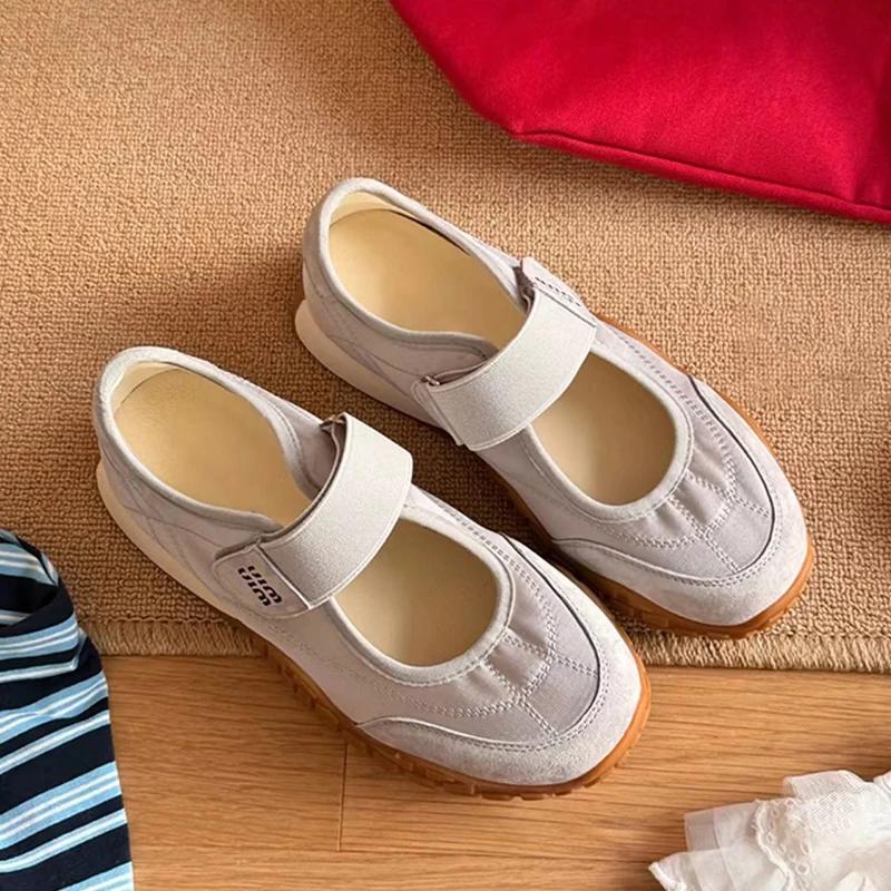 

Балетки Женская Спортивная Обувь Повседневные Новые Кроссовки Летнее Платье Женская Обувь Лоферы 2025 Дизайнерская Для Ходьбы Бега Zapatos De Mujer 35 светло-серый