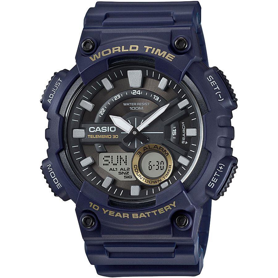 Casio AEQ-110W-2AVDF Analog-Digital-Quarz-Herrenuhr