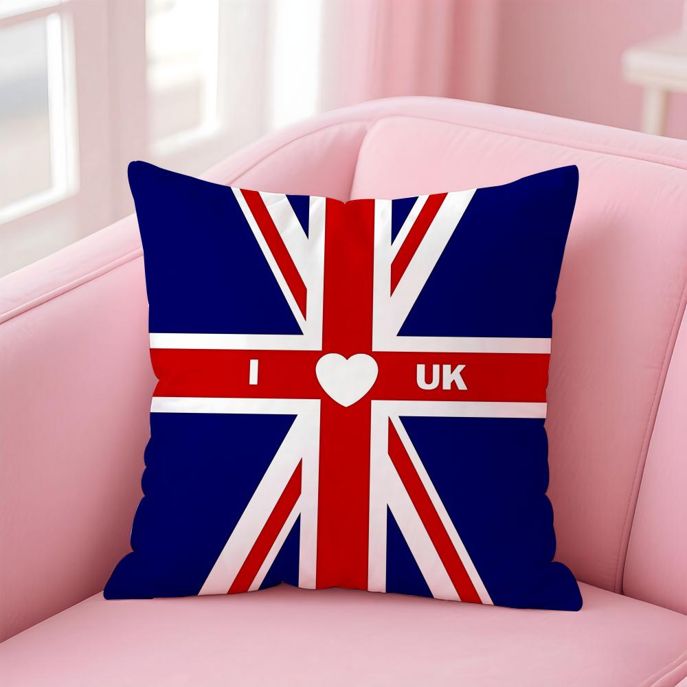 England ENG Flag Cushion Cover EcoFriendly Odorless Healthy Pillowcase Soft  Comfortable KidSafe No Filling