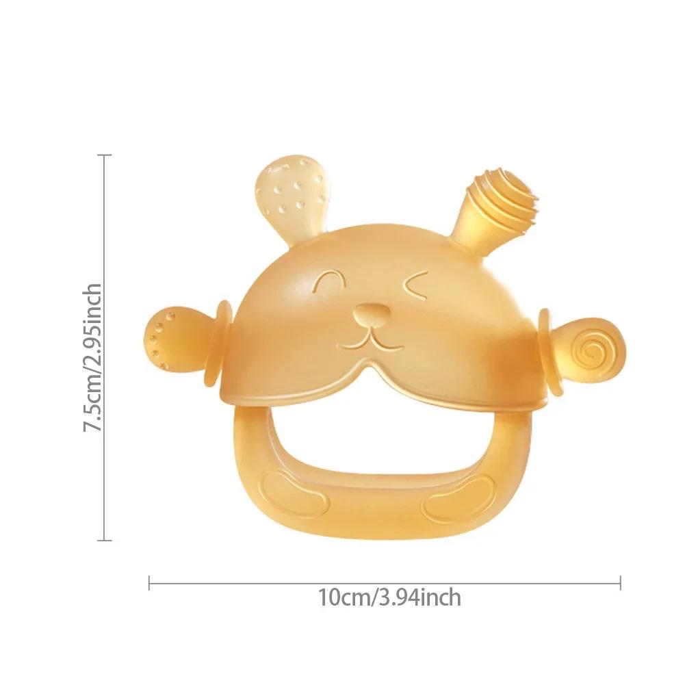 1Pcs BPA Free Silicone Anti Drop Wrist Hand Teether Dental Care Gums Anti-eating Baby Teether Gloves Hand Molar Baby Accessories